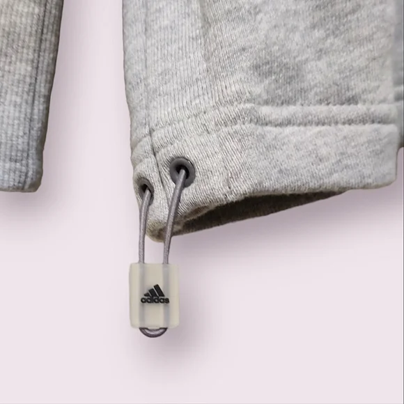 NEW Adidas Light Grey Hoodie - Picture 3 of 8